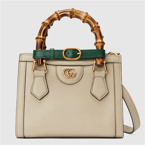 gucci ミニトートバッグ|〔グッチ ダイアナ〕ミニ トートバッグライトブルー レザー.